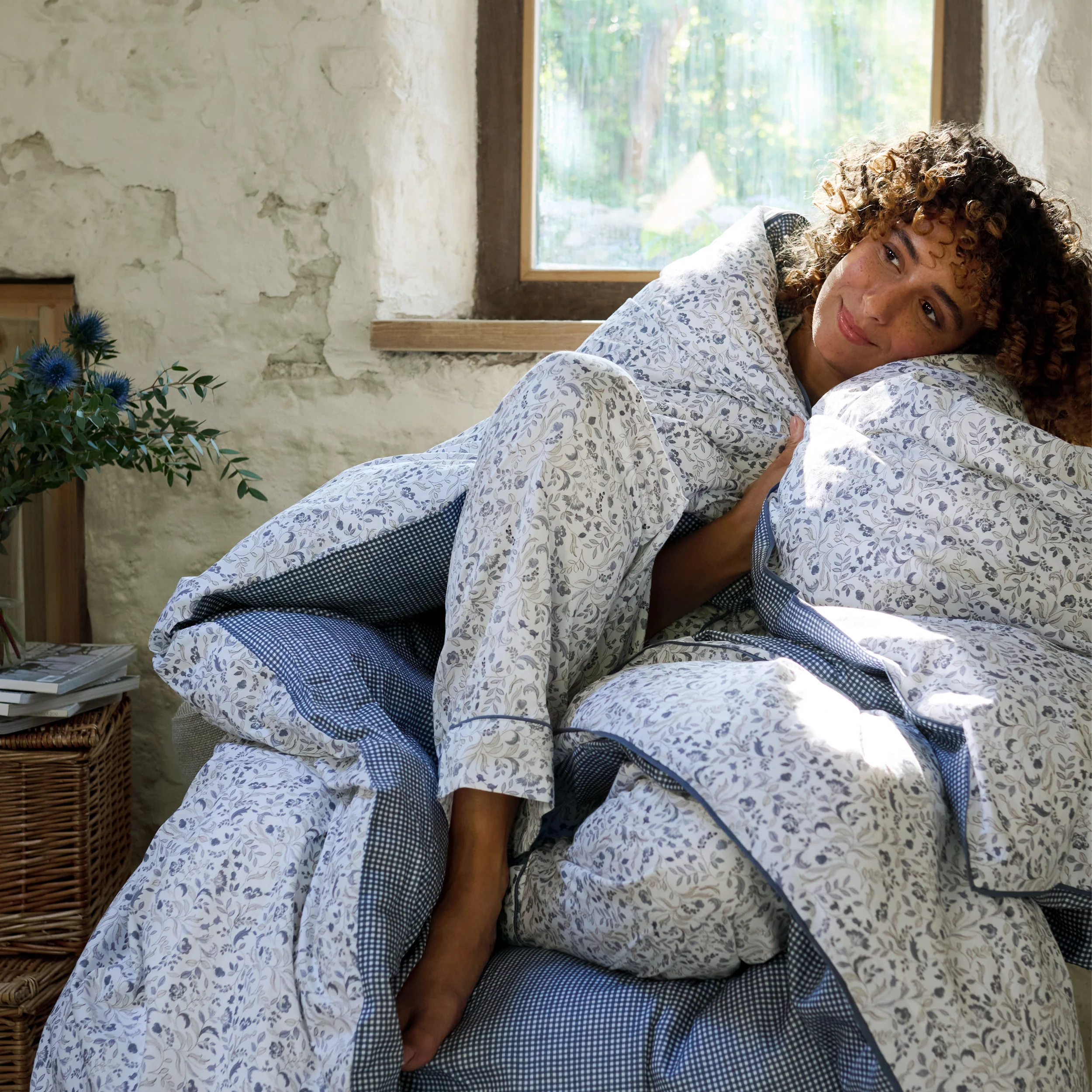 Ditsy Gingham Duvet Set - Image 10
