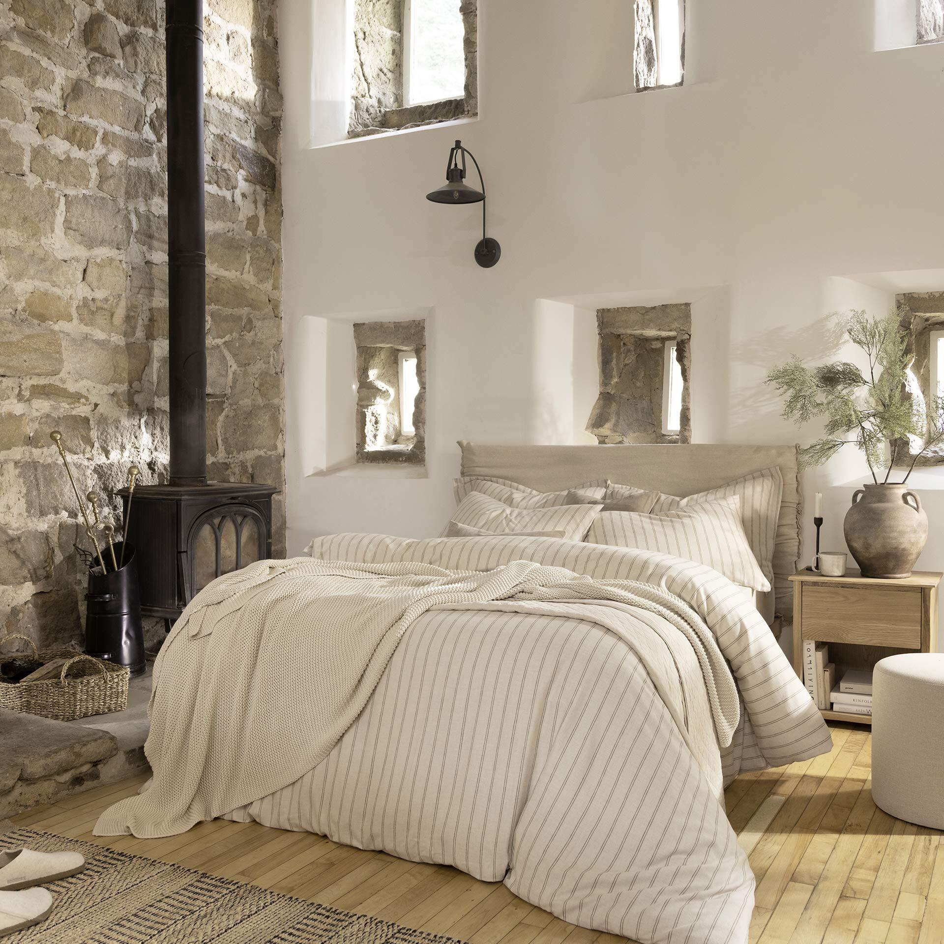 Flannel Stripe Duvet Set - Image 12