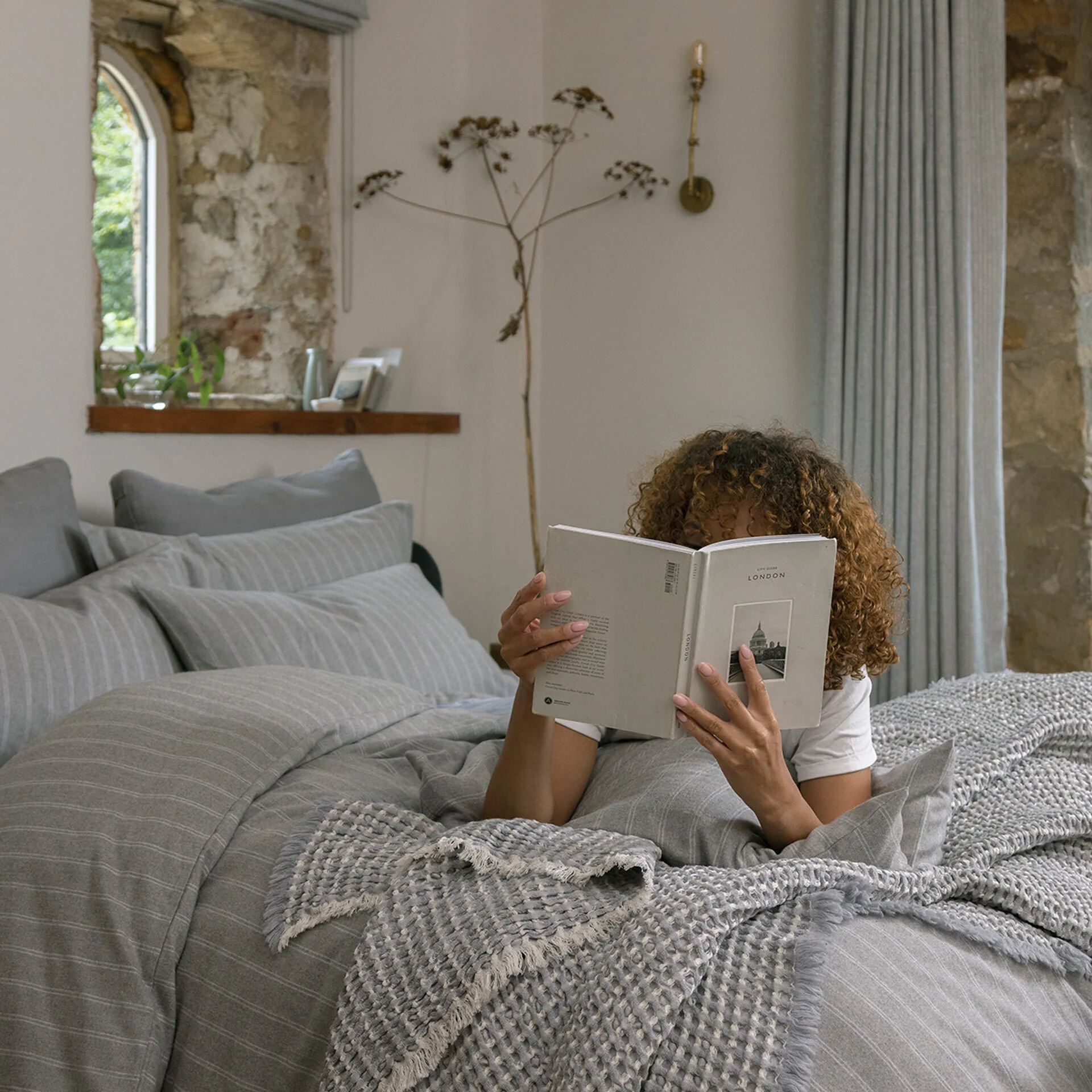 Flannel Stripe Duvet Set - Image 3