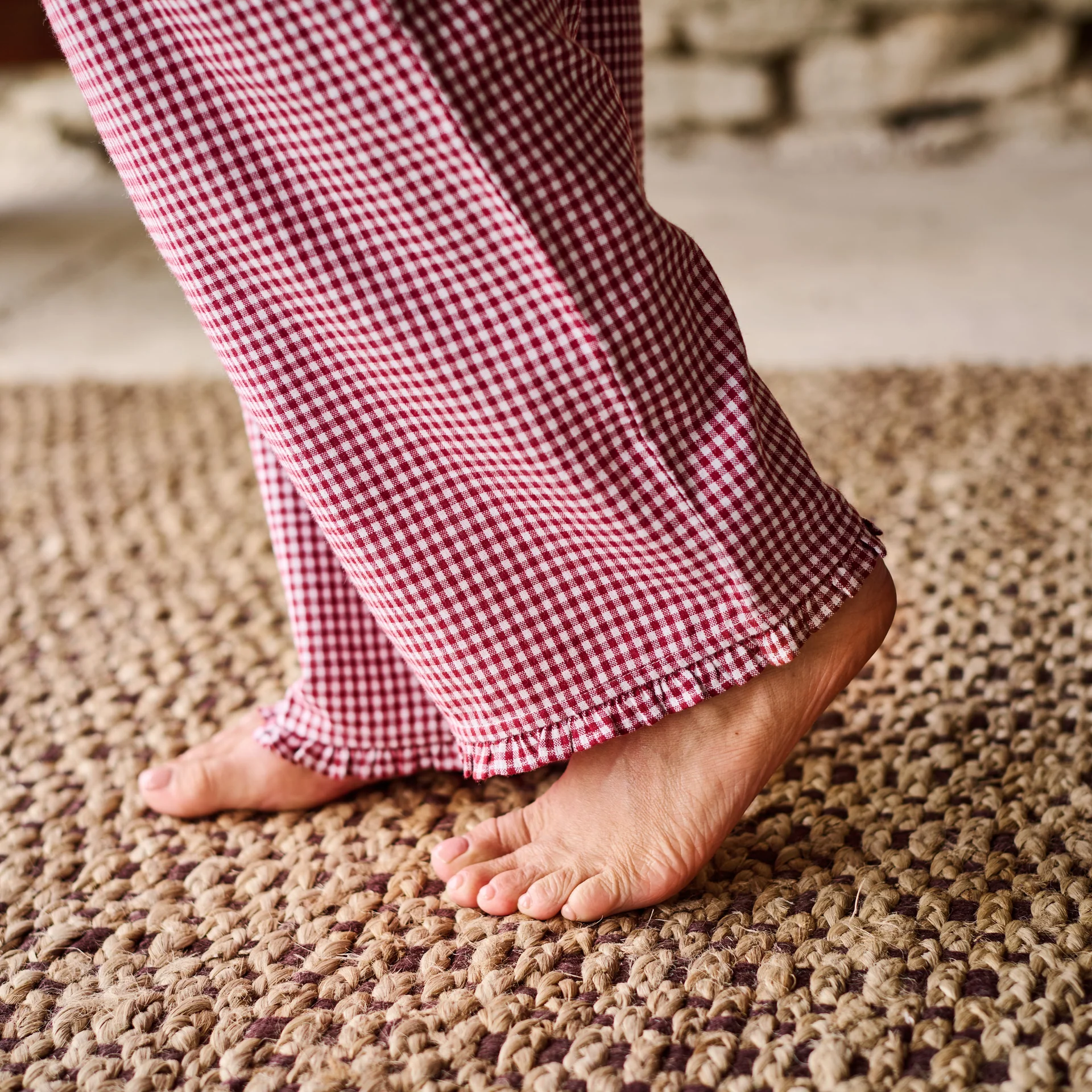 Gingham Ruffle Pyjamas - Image 5