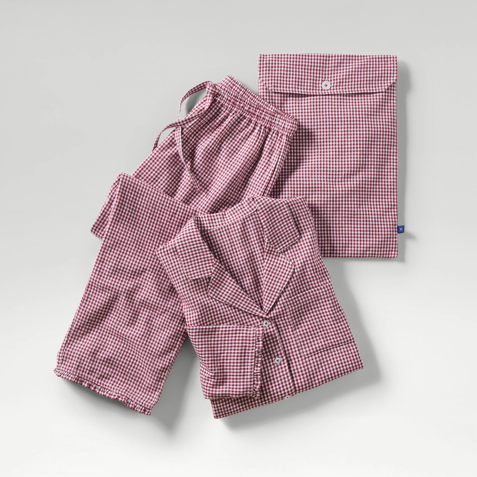 Gingham Ruffle Pyjamas - Image 8