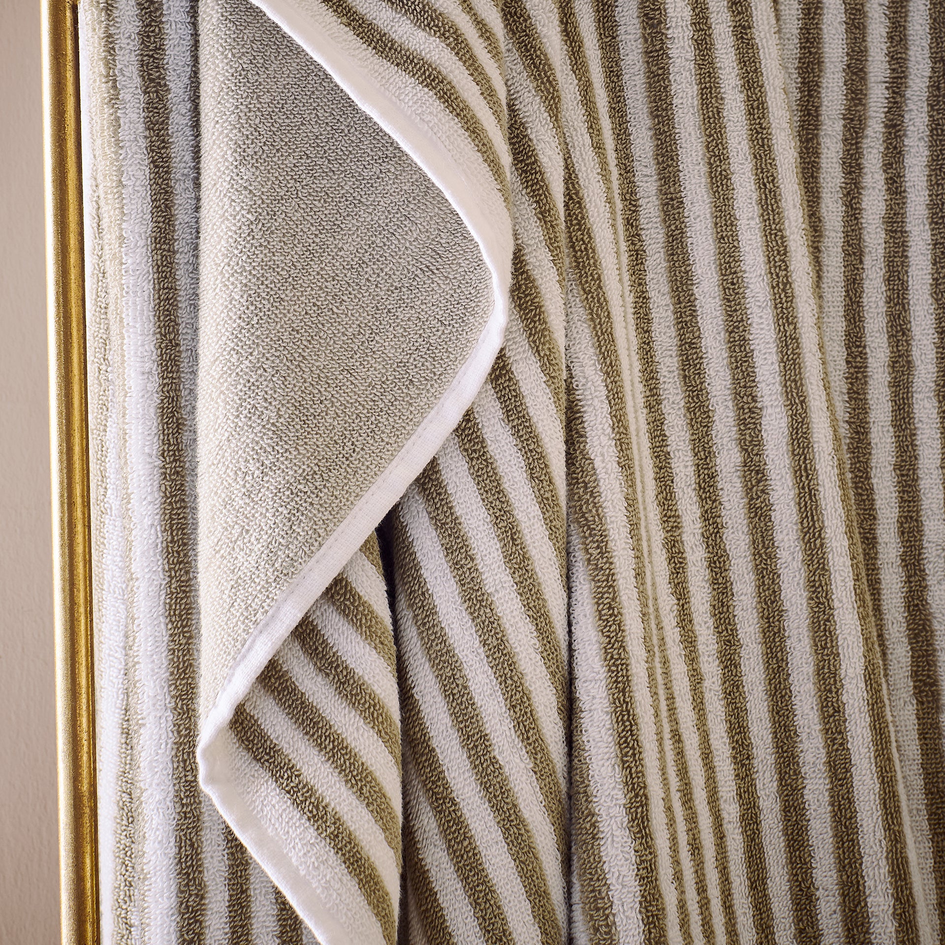 Portobello Stripe Towel - Image 6