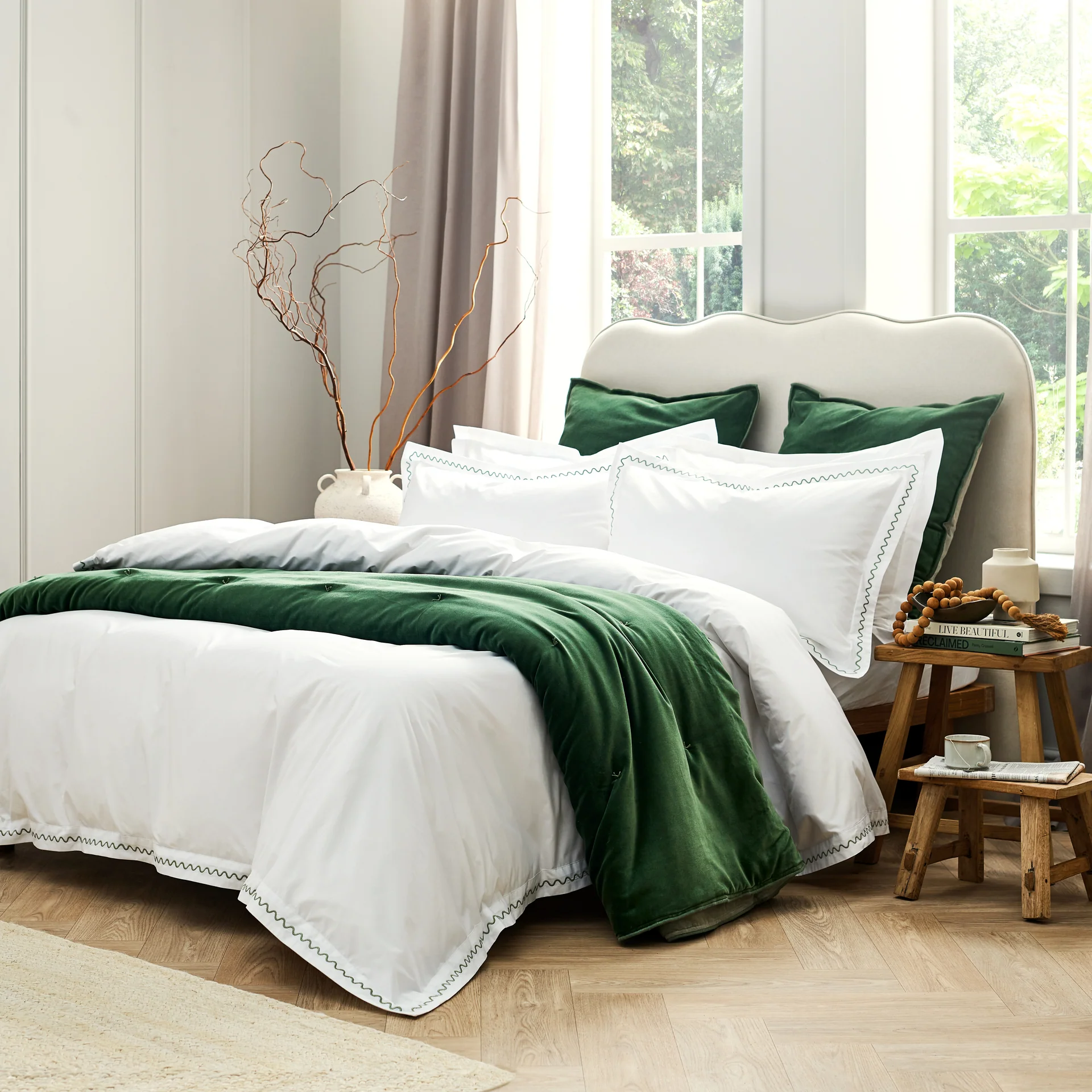 Wave Embroidery Duvet Set - Image 14
