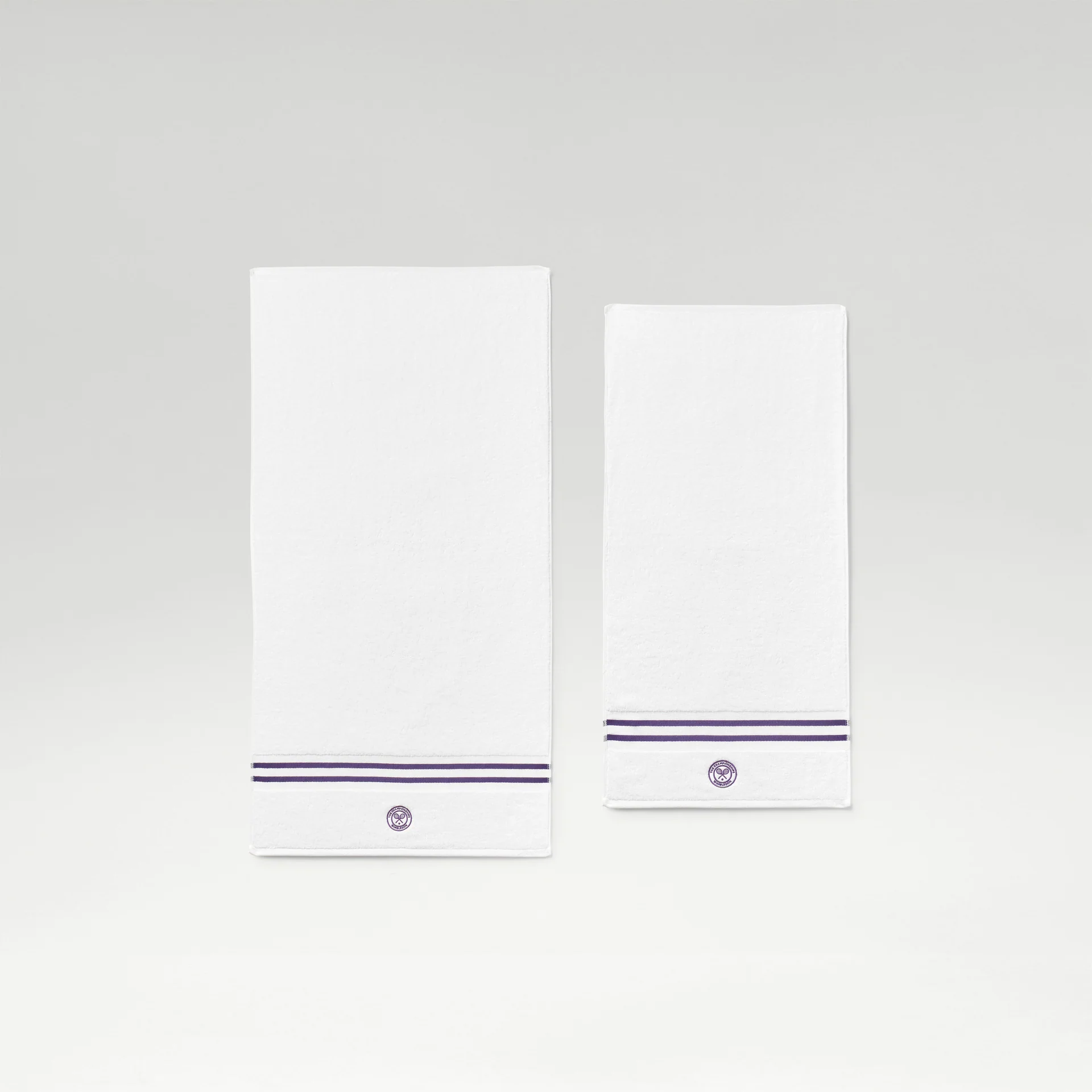 Wimbledon Baseline Stripe Towel Pair - Image 10