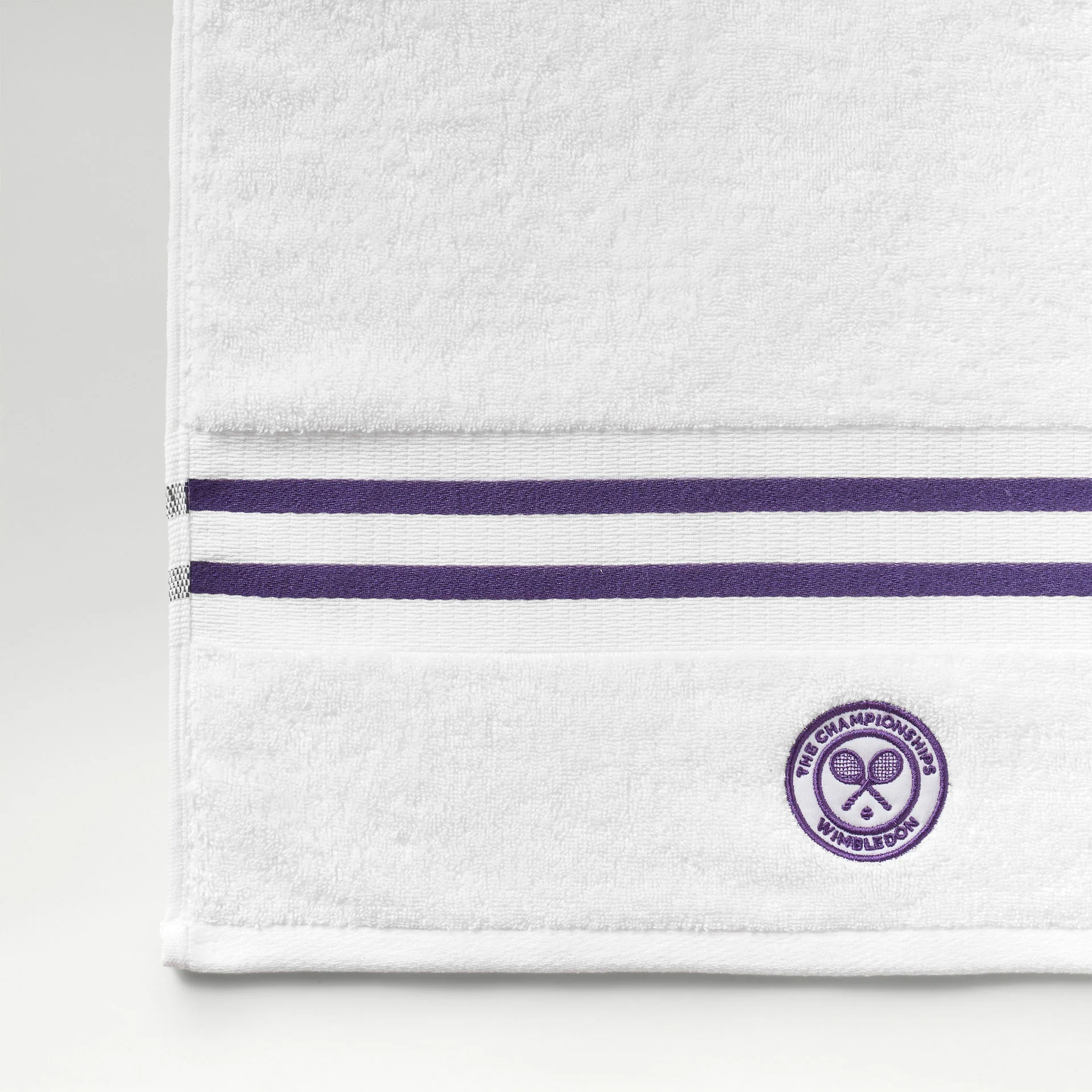 Wimbledon Baseline Stripe Towel Pair - Image 12