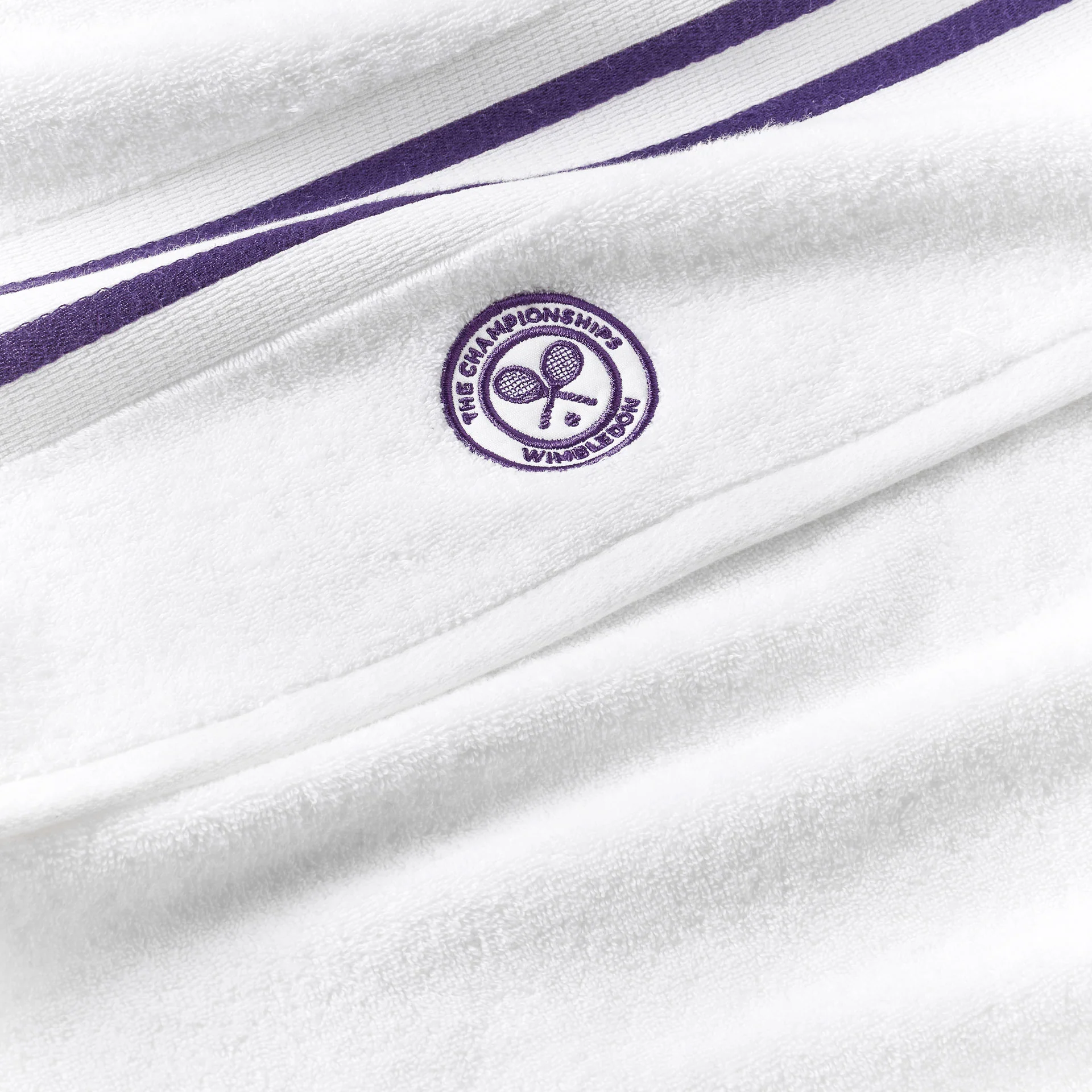 Wimbledon Baseline Stripe Towel Pair - Image 9